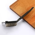 thumbnail image 6 of Stainless Steel Wire Brush, Grill Cleaner for Outdoor Grill, Grill Grate Cleaner, Scrub Brush with Handle, Stiff Bristle Brush for Cleaning, for Scrubbing Grease, Rust and Food, 6 of 7