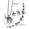 thumbnail image 4 of Conjunto Antigua Con De Imitación Y De Imitación. Verde Sunnimix Conjuntos de joyas, 4 of 8