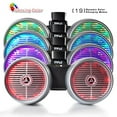 thumbnail image 5 of PYLE PLMRWB652LES - Dual Marine Tower Speakers, Wakeboard Water Resistant Sound System, Built-in Programmable Multi-Color LED Lights, 6.5'' Tower Speakers, 400 Watt, Remote Control, Silver, 5 of 5