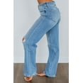 thumbnail image 5 of Women’s Happi High Rise Flare Jeans – Hidden Stretch Denim with Long Inseam, No Distressing, 5 of 5