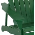 thumbnail image 3 of Sunnydaze Coastal Bliss Fir Adirondack Chair - Green, 3 of 7