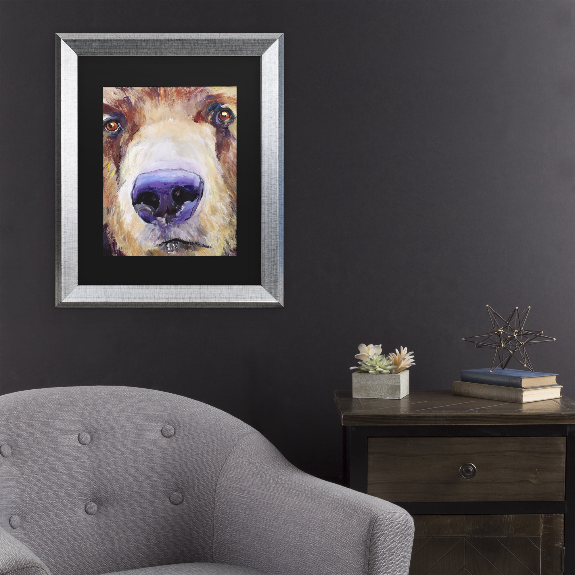 Trademark Fine Art 'The Sniffer' Canvas Art by Pat Saunders-White