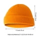 thumbnail image 4 of Gorro de lana Qarigey sin borde amarillo brillante, 4 of 6