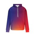 thumbnail image 5 of UVEASISHA Mens Hooded Sweatshirt Tie Dye Graphic Pullover Tops Fall Fashion Hipster Hoodies Casual Long Sleeve Drawstring Sweatshirts Fall Savings Navy 2XL, 5 of 5