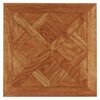 Achim 12"x12" 1.2mm Peel & Stick Vinyl Floor Tiles Classic Parquet Oak