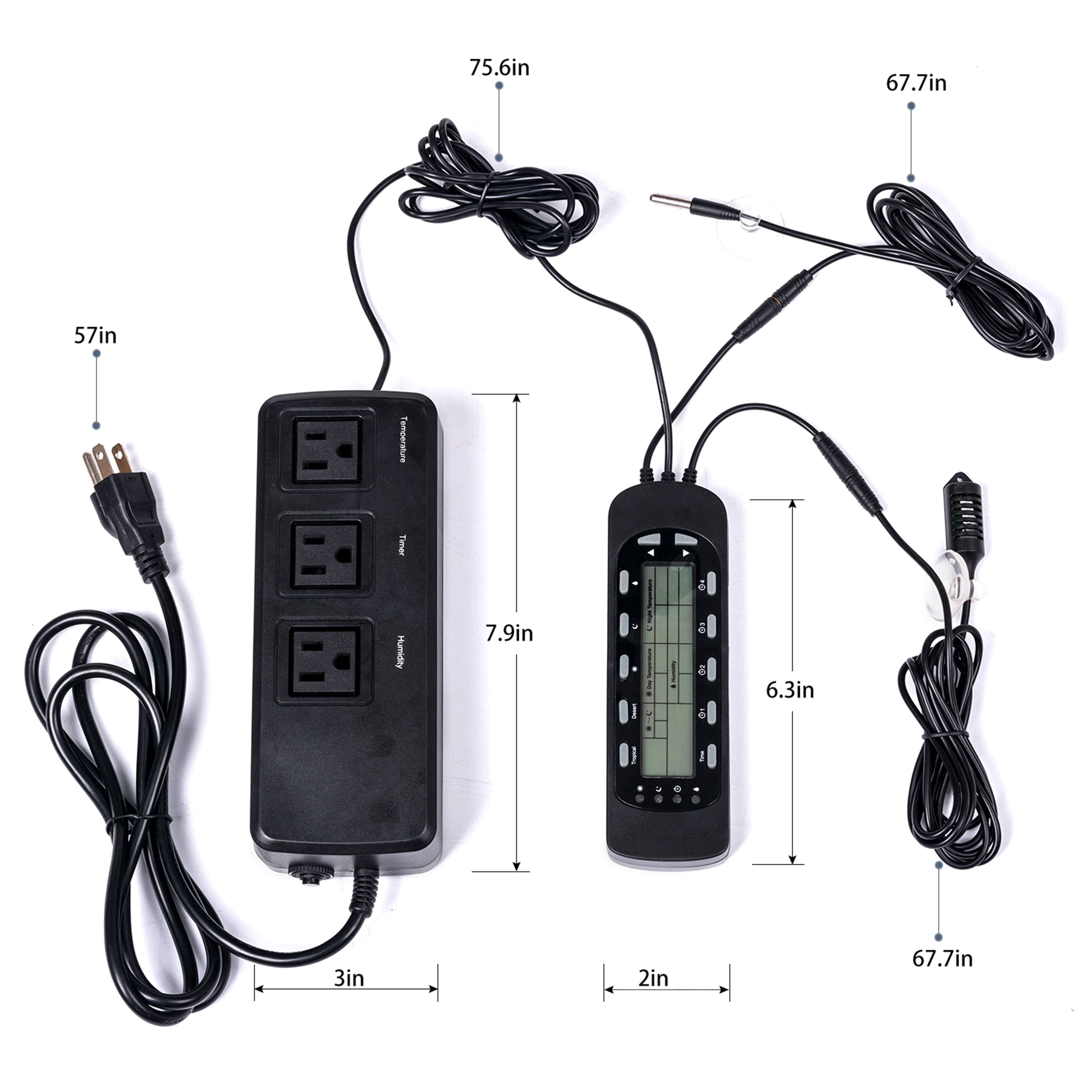 OiiBO 3 IN 1 Smart Temperature Humidity Timer Controller