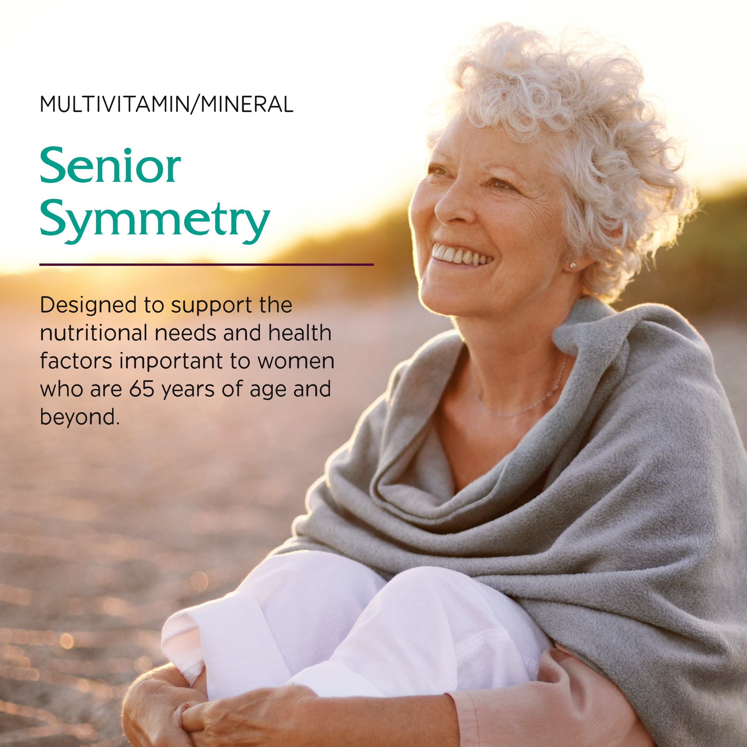 Vitanica, Senior Symmetry, 65 Years and Up Multivitamins and Minerals, Vegan, 180 Capsules