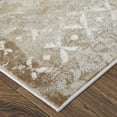 thumbnail image 4 of Feizy Waldor Modern Watercolor, Brown/Tan/Ivory, 1' 8" x 2' 10" Accent Rug, Easy Care Stain Resistant Fade Resistant, Area Rug for Living Room and Bedroom, 4 of 10