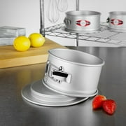 Fat Daddios PSF-63 Anodized Aluminum Springform Pan, 6 x 3 Inch, Silver