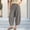 Gray, variant on Xdegoge Womens Wide Leg Lounge Pants Casual Loose Fit Pleated Trousers with Pockets High Waisted Elastic Flowy Beach Yoga Pants for Summer Vacation