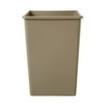 thumbnail image 3 of Rubbermaid Commercial 395800BG Plaza Waste Container Rigid Liner, Square, Plastic, 35 gal, Beige, 3 of 3