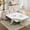 81.5" Queen Beige, variant on FFH 81.9" Sofa Bed King, 3 in 1 Convertible Sleeper Sofa, Pull Out Sofa Bed with 3 Pillows, Modern Velvet 3-Seater Couch for Living Room, Beige