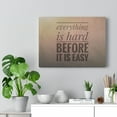thumbnail image 2 of Inspirational Wall Art Everything Is Hard Before It Is Easy Motivational Print Ready to Hang Artwork Unframed, 2 of 7