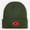 Army Green, variant on Halloween Devil Eyes Embroidered Heavyweight Acrylic Knit Beanie, Unisex High Stretch Warm Essential Winter Hat for Men & Women