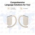 thumbnail image 2 of Auriculares traductores de idiomas ANFIER M9 144 idiomas Beige, 2 of 7