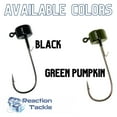 thumbnail image 6 of Reaction Tackle Mushroom JigHead 1/4oz - Green Pumpkin - EWG, 6 of 7