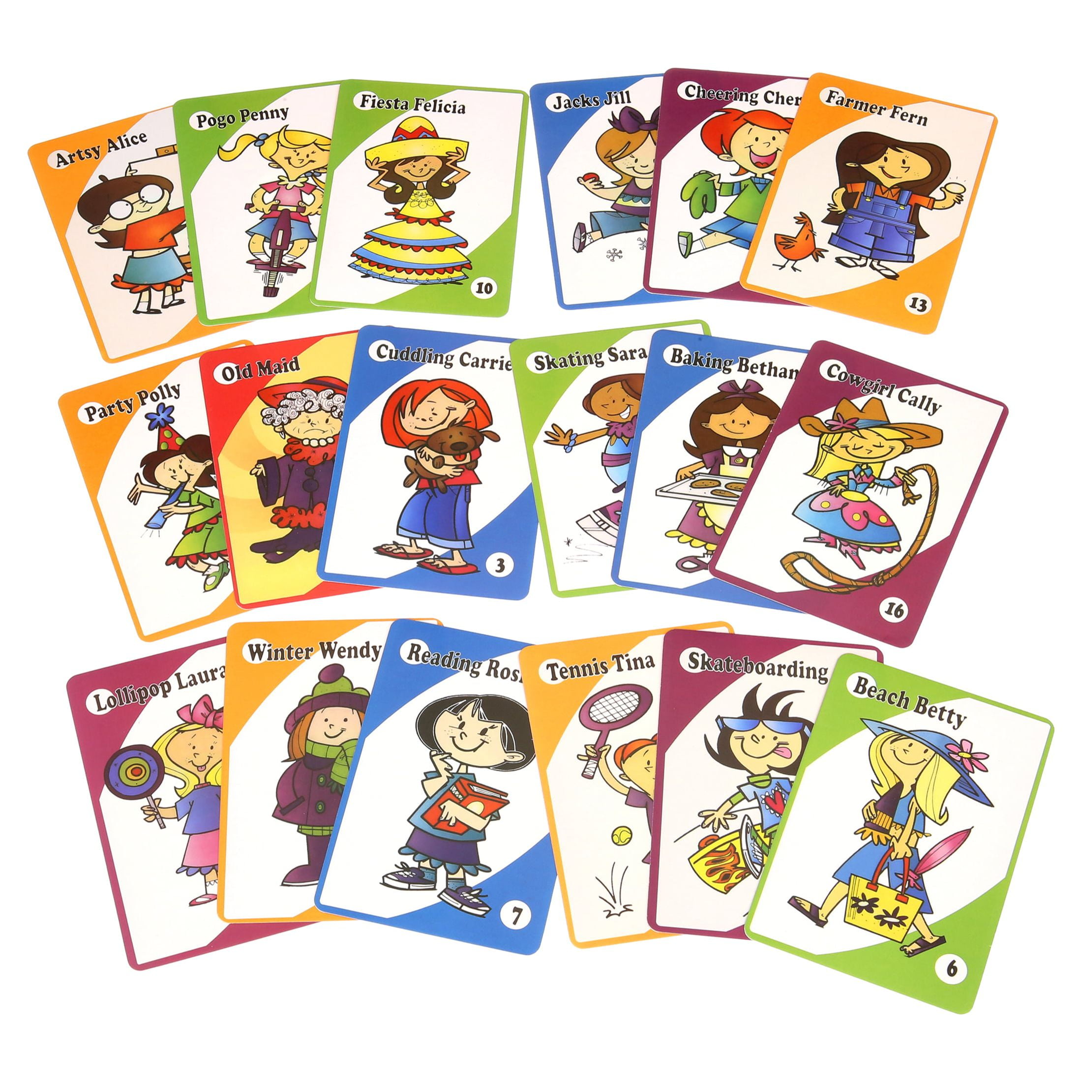 Fun a Ton Crazy 8's Card Game for Kids - The Game of Crazy 80s Kids Game  Toy - Colorful Design - Great for Children Ages 6 & Up. Cards Size 4.7 x