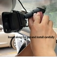 thumbnail image 4 of Auto Rear View Mirror, Car Interior Mirror Rearview Mirror Kit 96321-2DR0A For NISSAN TIIDA TEANA Qashqai X-trail SYLPHY-black, 4 of 5