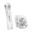 thumbnail image 2 of Multi-Purpose Paper Clamp Dispenser Reusable Metal Paper Clamp Refillable Clamp Dispenser 40 Sheets Capacity for Office Paper Clamp Dispenser Clamp Clips for Paper with Dispenser Portable Handheld, 2 of 8