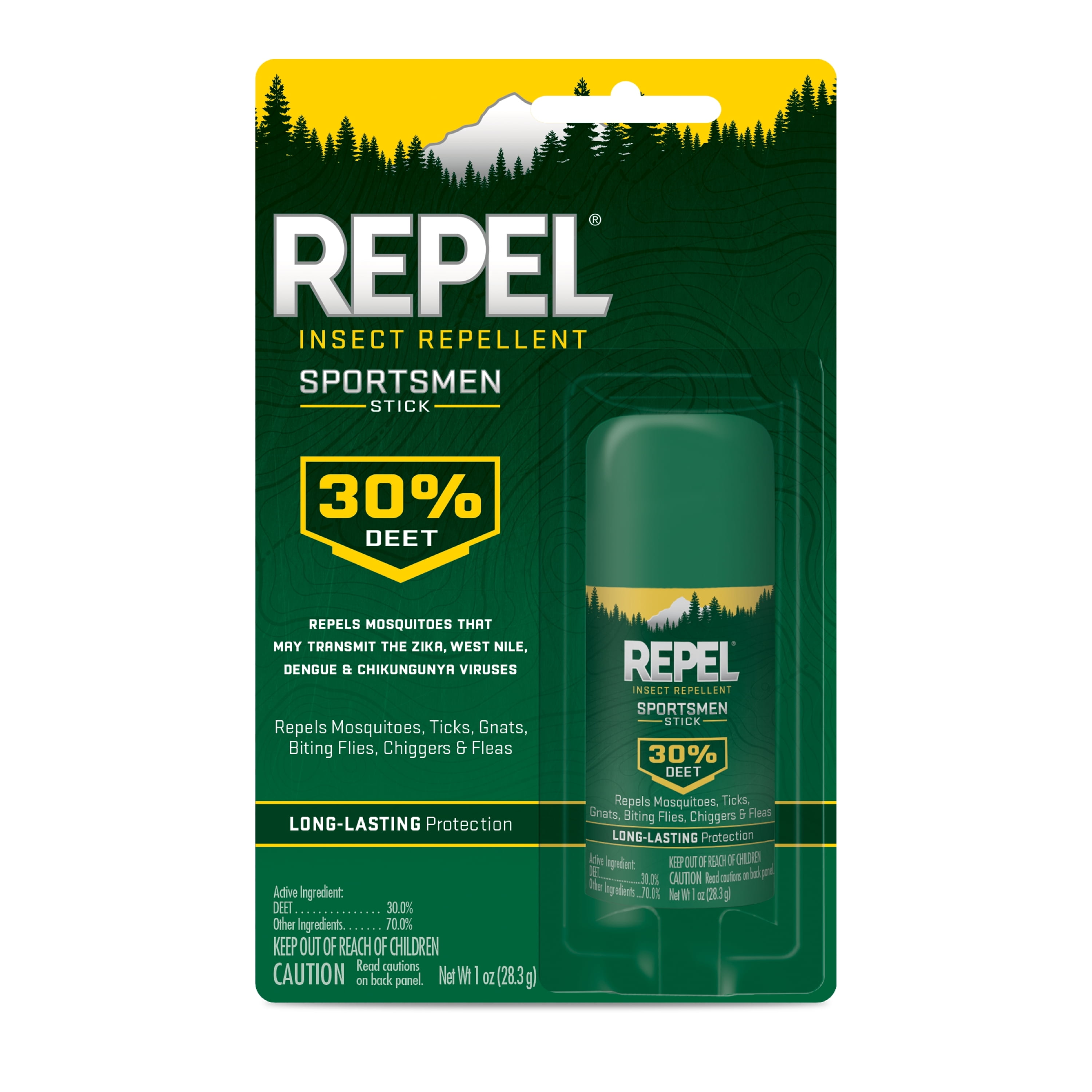 Repel Sportsman Insect Repellent Stick, 1Ounce Container