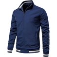 thumbnail image 1 of Men's casual jacket sports solid color men's jacket, 1 of 1