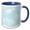 Blue/White, variant on 3drose, Blue Clouds, 11oz Magic Transforming Mug