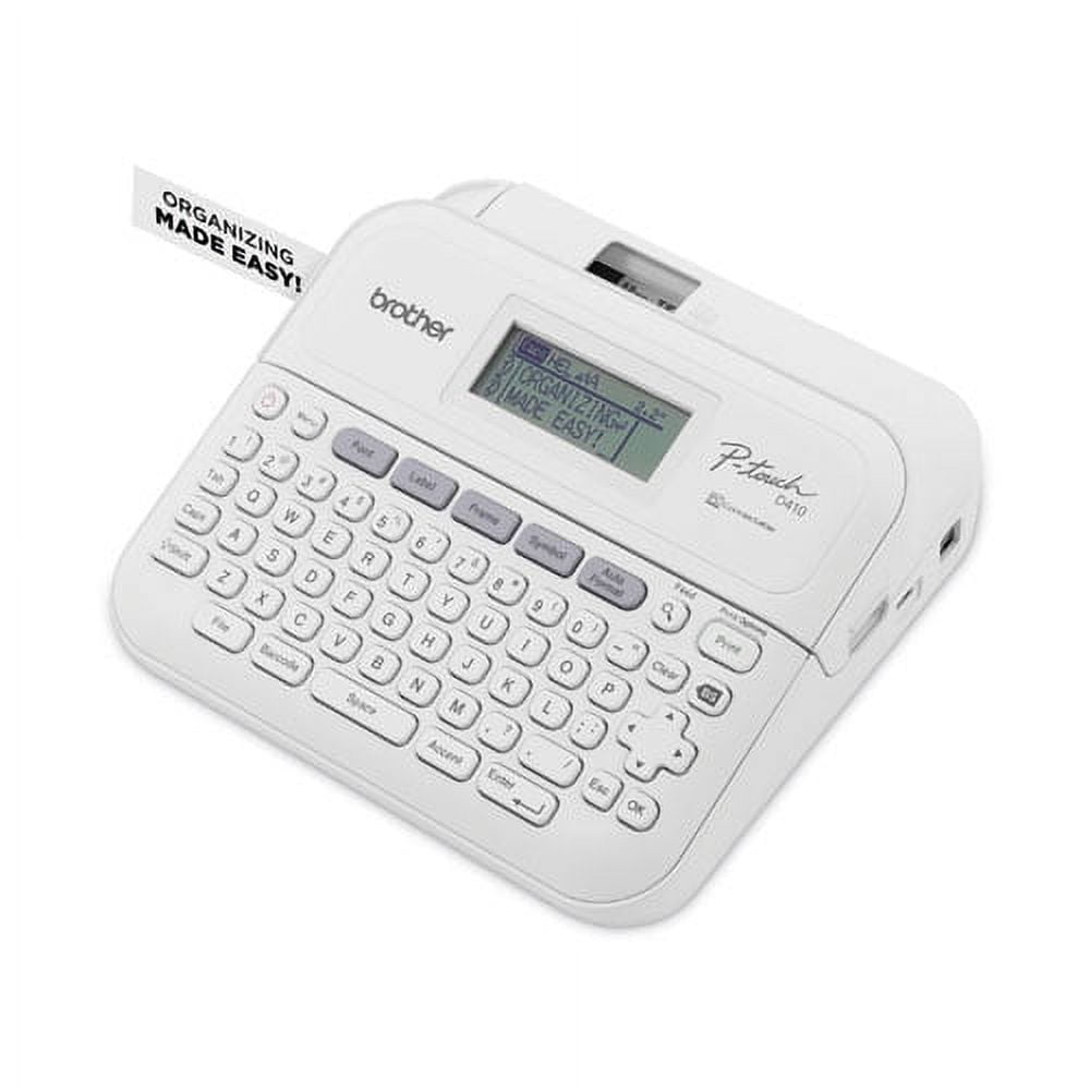 P-Touch PT-D410 Advanced Connected Label Maker, 20 mm/s, 8.9 x 3.9 x 12.3 | Bundle of 2 Each