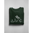 thumbnail image 3 of Forest Lifestyle Design Sweatshirt Men -GoatDeals Designs, Male Small, 3 of 4