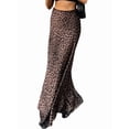 thumbnail image 2 of Women'S Leopard Print Skirt Edgy Fashion Chic Office A Line Midi Pencil Skirt Elegant Casual S, 2 of 10
