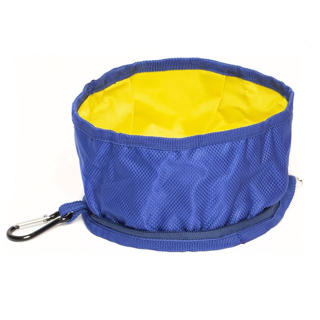 Suministros para mascotas Perro al aire libre Portátil Plegable Impermeable Cuenco para perros Cuenco plegable de viaje para gatos