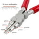 thumbnail image 3 of Alicates De Punta Plana De Nailon, Alicates De Joyería Portátiles, Accesorios, Alicates De Bricolaje, Alicates De Modelado De Cuerda Manual De Seis Secciones Speravity HA015296-00, 3 of 7