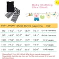 thumbnail image 7 of Toddler Baby Girl Clothes Outfits Sets 2pcs Ruffle Ribbed Cotton Shirts and Pants, 7 of 7