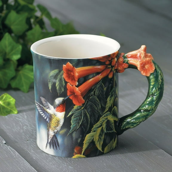 Hummingbird Sculpted Mug by Rosemary Millette