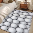 thumbnail image 4 of Area Rugs for Living Room Bedroom, Golf 4'x6' Rug Washable Carpet Runner Indoor Outdoor, Modern Geometric Abstract Balls Textured Non Slip Accent Floor Mats Rug for Kitchen, Office, 4 of 8