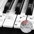 thumbnail image 5 of Pegatinas para teclado de piano de 88/61/54/49/37 teclas, pegatinas de notas para teclado de piano, pegatinas de letras extraíbles, etiquetas de notas para teclado electrónico transparente, 5 of 5