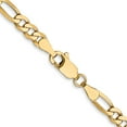 thumbnail image 3 of 14K Yellow Gold Figaro Chain Styles Necklace 4 mm Flat 20 inch, 3 of 4