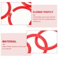 thumbnail image 3 of 100pcs Plastic Binder Rings Flexible Loose Leaf Book Rings Binder Rings for DIY, 3 of 8