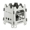 thumbnail image 1 of Lixada Camping Extérieur Portable Ultraléger Pliant en Acier Inoxydable avec Plateau Camping Pêche Randonnée Sac à Dos, 1 of 7