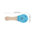 thumbnail image 5 of IFANLANDOR Blue Wooden Maracas Hand Percussion Rattles 3Pcs for Indoor Play and Toddler Instruments, 5 of 5