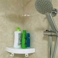 thumbnail image 3 of Sunisery Bathroom Corner Shelf Shower Storage Caddy Rack Soap Dish Tray Holder Suction Cup, 3 of 6