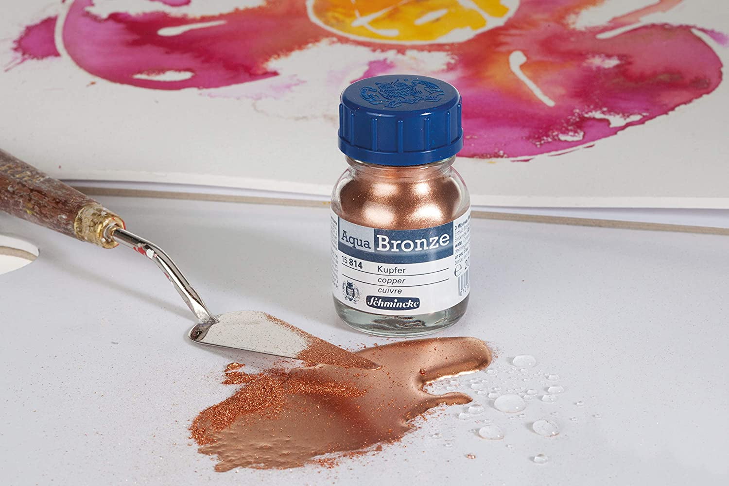 Schmincke Aqua Bronze Powder - Rich Pale Gold, 20 ml