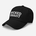 thumbnail image 3 of Wicked Smaht Hat Funny Boston Dad Hat Boston Local Slang Hat Funny Boston Accent Wicked Smart Hat Funny Boston Slang Hat (Black), 3 of 3