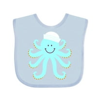 Inktastic Octopus Ocean Sea Creature Boys or Girls Baby Bib