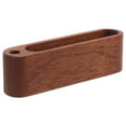 thumbnail image 3 of FOMIYES Wood Business Card Holder for Home Use Coffee Color Stylish Desktop Card Display Large Capacity 3.5 x 4.5 x 2.5 inches, 3 of 8