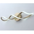 thumbnail image 7 of Aiwen Twisted LED Vanity Light Modern Light Fixture Stylish Classic Gold Wall Sconce, 7 of 7