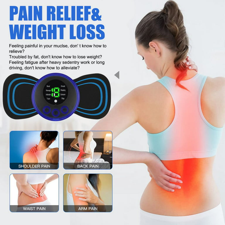 Cheap Electric EMS Neck Massager Mini Cervical Back Muscle Pain