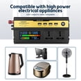 thumbnail image 3 of DC12V/24V to AC Car Inverter 6000W Power Supply Converter Adapter With USB Charger Universal Automobile Inverter ,Easy to Use, 3 of 7