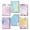 6 Pack, variant on 6 Pack Flower Bible Sticky Notes Bulk,4x5.5Inch Inspirational Floral Design Cute Notepads Lined Memo Pads Tearable Bible Verse Quotes Post it Notes for Writing Notes Diary Lists Schedules
