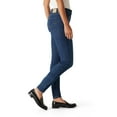 thumbnail image 3 of Levi Strauss Signature Women's Mid Rise Skinny Jeans, Tummy-Smoothing Pannel, Inseams: 27", 29", 31", Sizes 2-20, 3 of 8