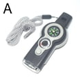 thumbnail image 4 of Orange 7 in 1 Whistle W/ Compass&Thermometer Outdoors Emergency Survi Lot A6 C1T3, 4 of 5